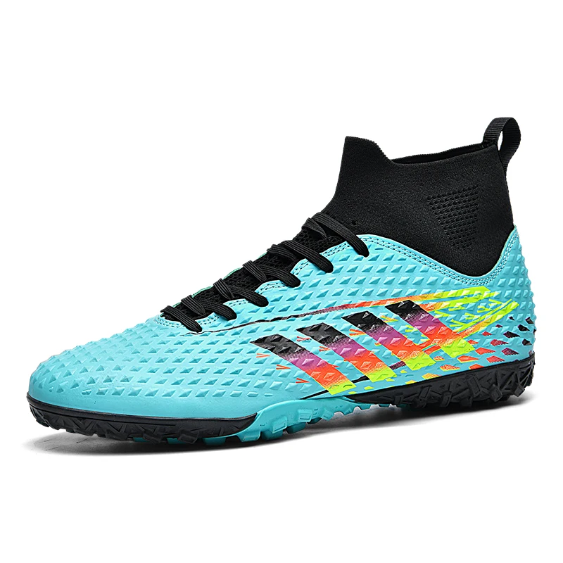 

Men's football shoes, football boots, breathable and anti-slip grass training sports shoes, men's outdoor high-top sports shoes