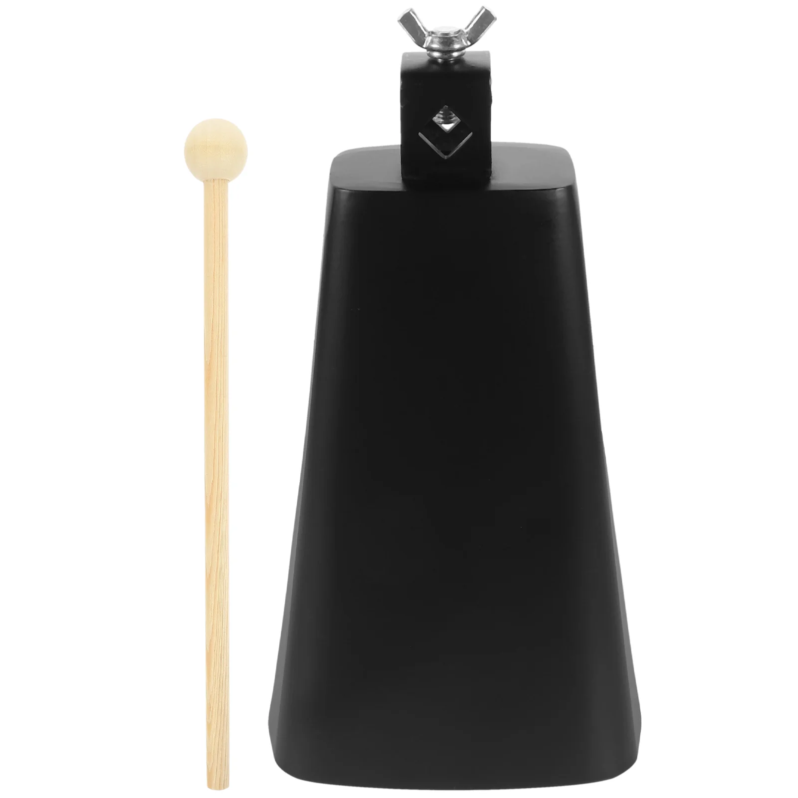 

Ling Cow Bell with Drum Stick Musical Instrument Toy Children Toys Childrens Children’s Metal Cowbell for Kids Accessory