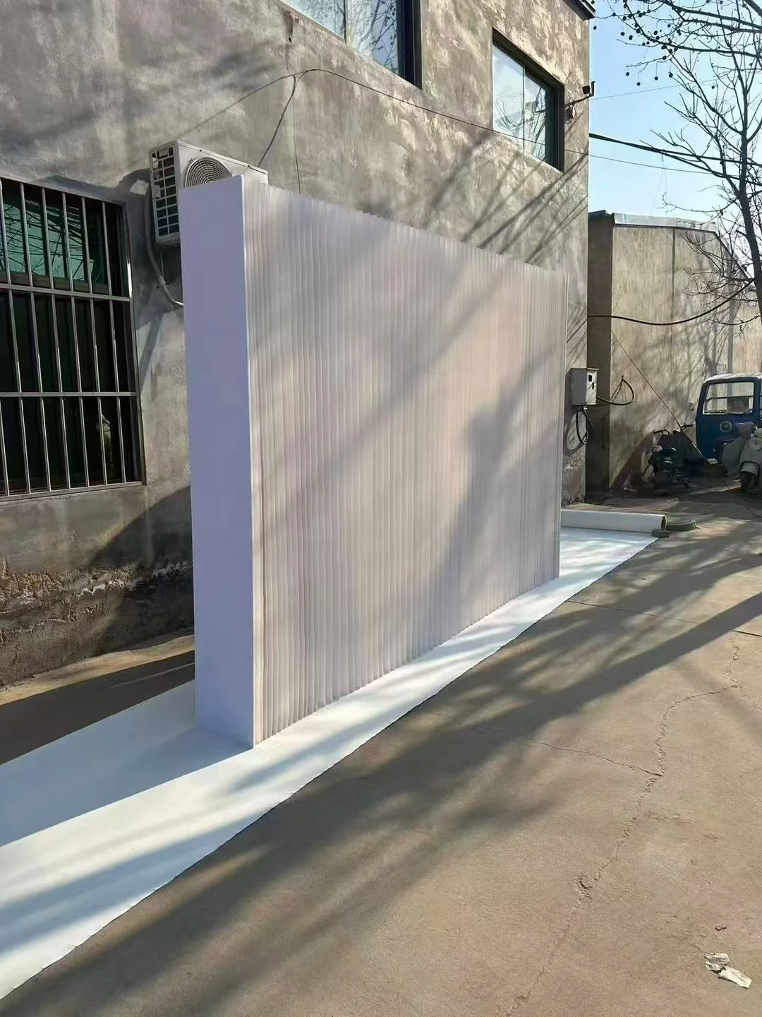 T038 Eco-Friendly Foldable Paper Room Divider Space-Saving Stretchable Privacy Partition Screen For Home Decor & Room Separation