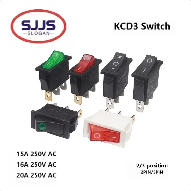 【5-2PCS】KCD3 Rocker… - image