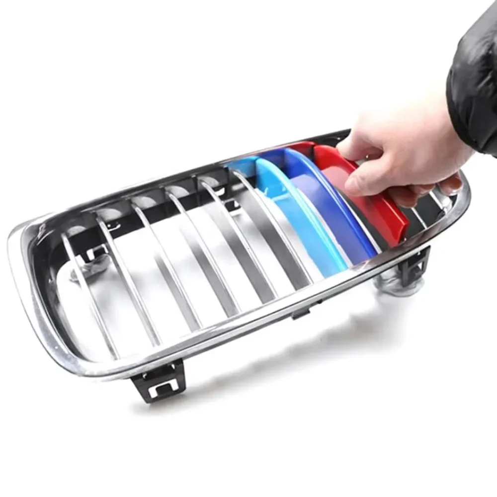 For BMW E46 F30 E90 3 Series 3Pcs/lot Car Grille Network Decor Trims Grill Sticker Car Style BMW Grille Sticker BMW Accessories