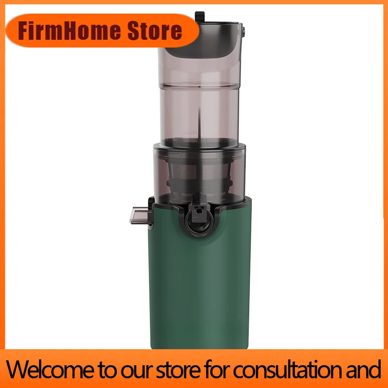 FirmHome Store220V Household Electric Slow Juicer Automatic Large Caliber Original Juicer Residue Juice Separation Fruit Juicer