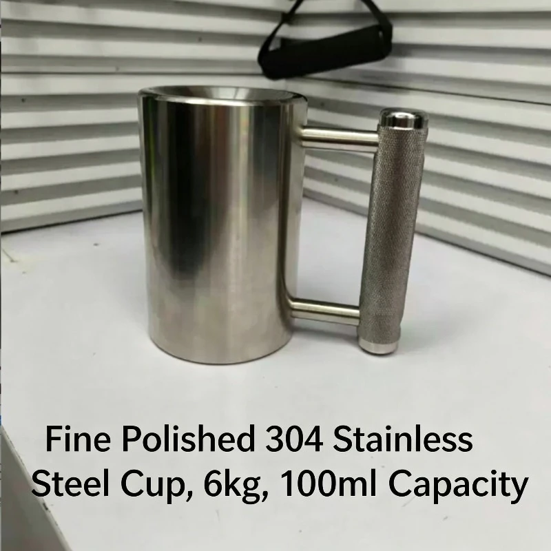 6kg Heavy Mug 13.2lbs Dumbbell AISI304 Stainless Steel Material 100ml Volume Capacity For Available