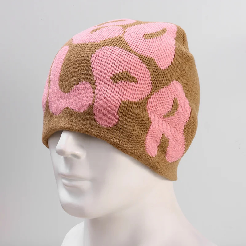 2026 الهيب هوب محبوك قبعة Kpop Beanies الشارع البلوز قبعة الرجال النساء الشتاء في الهواء الطلق ركوب قبعات رياضية مطاطا Skullies قبعة الهدايا #5