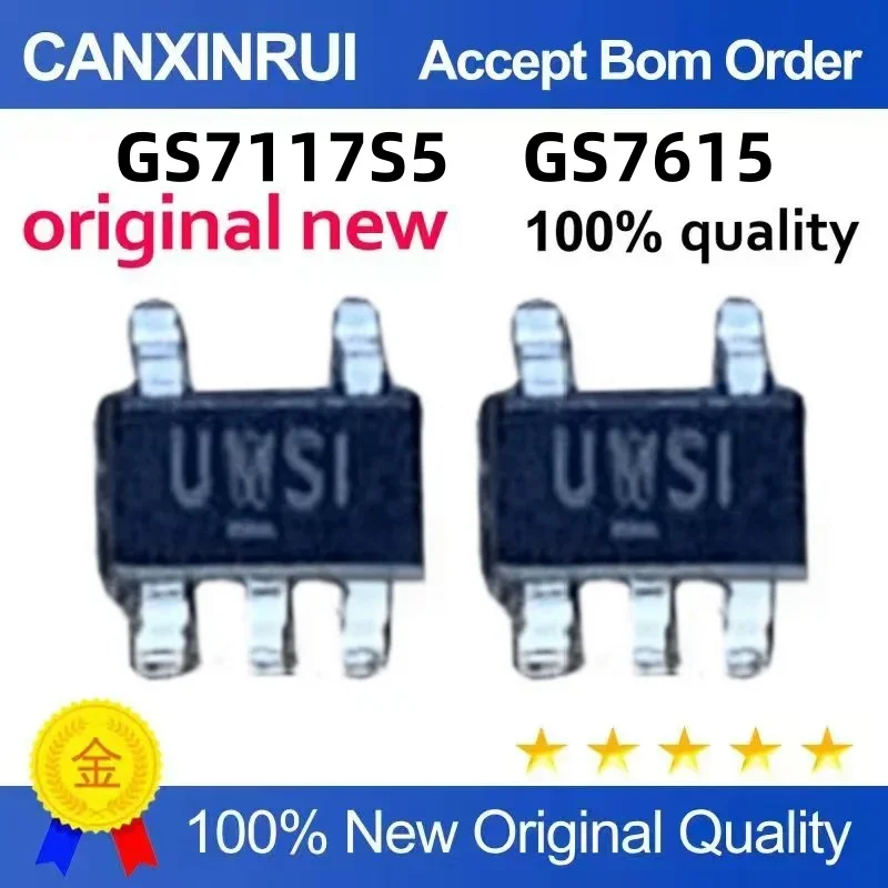 (5-100 pieces) Brand new original GS7615STDB-R SOT23-5 spot chip silk screen END beginning