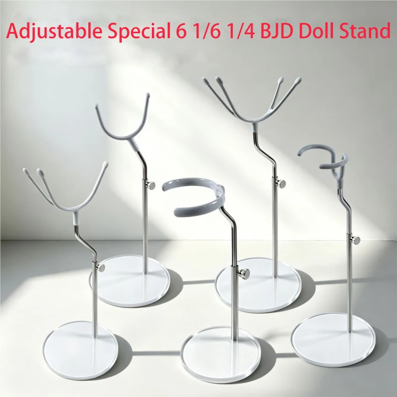 Adjustable Special 6 1/6 1/4 Doll Stand BJD Doll Display Stand Action Figure Standing Display Bracket 1/6 Doll Holder Accessorie
