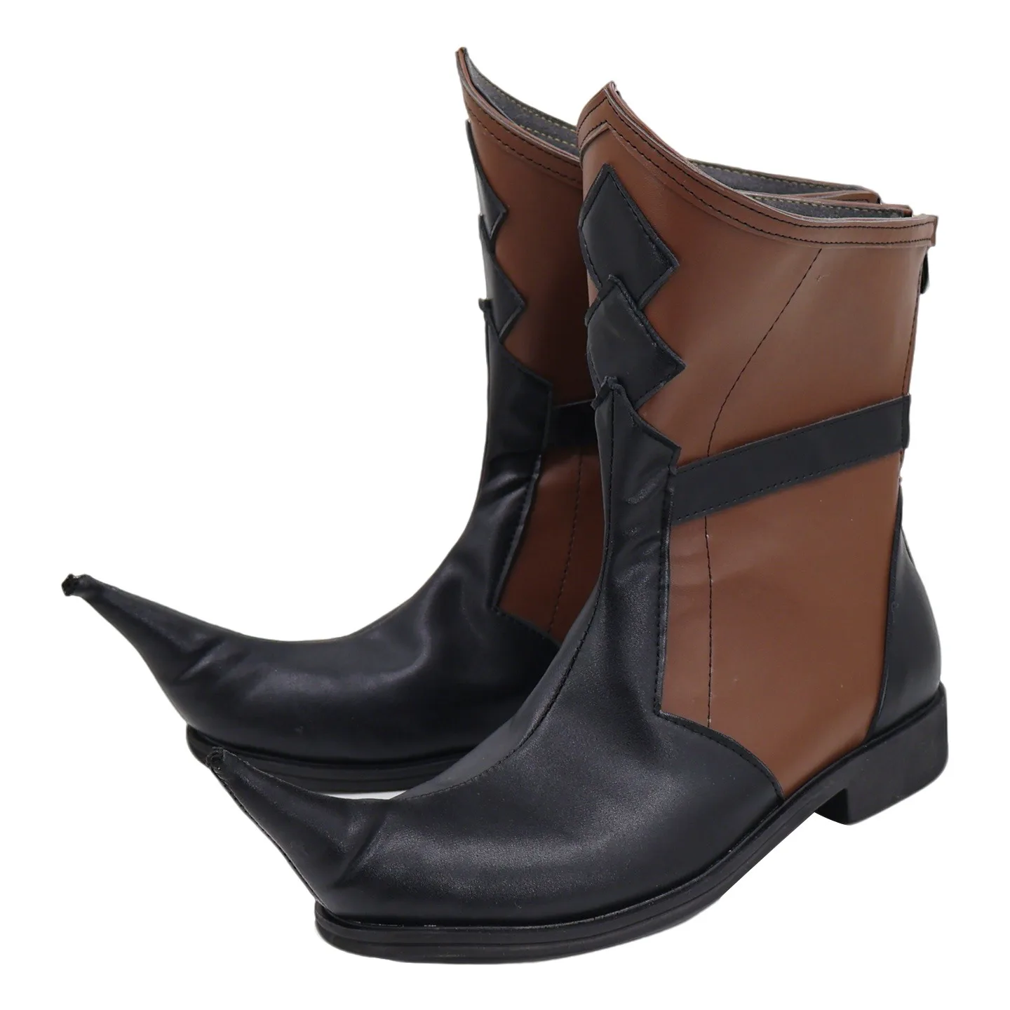 FGO Dante Alighieri ‌   Cosplay Schuhe Anime Zubehör Halloween Karneval Stiefel PU Leder Schuhe Cosplay Requisiten Nach Maß