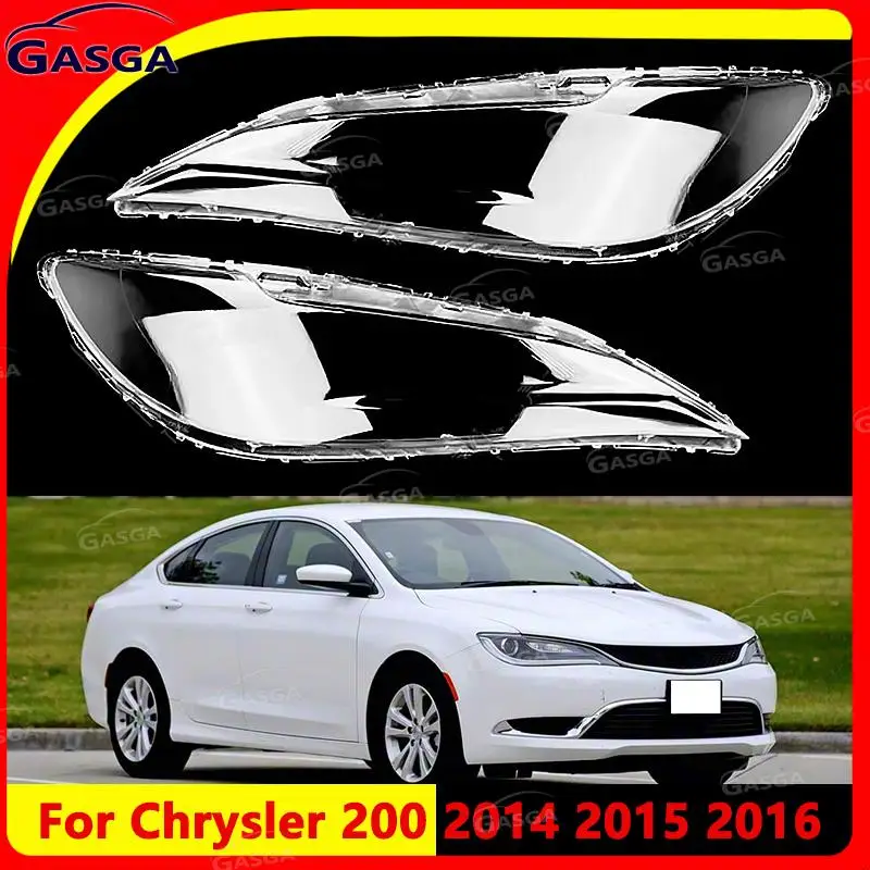 

Headlight Cover For Chrysler 200 2014 2015 2016 Front Lampshade Transparent Headlight Cover Headlamp Shell Lampshade