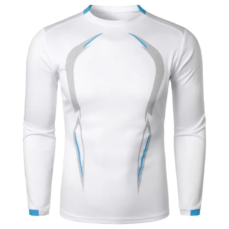 Men's Sports Training Long Sleeve Quick-dry T-shirt Fitness Lightweight cycling Streetwear Breathable Oversized T Shirts for Men