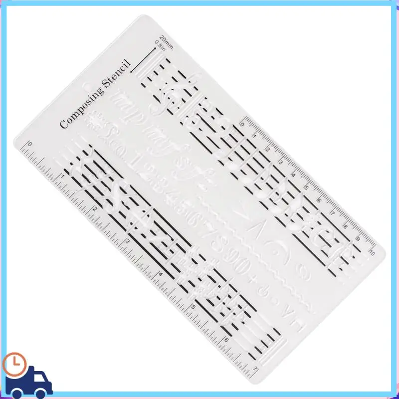 Latest Song Writer's Composing Template Stencil For Music Notes & Symbols Staff Drawing Ruler Music Composition Accessories
