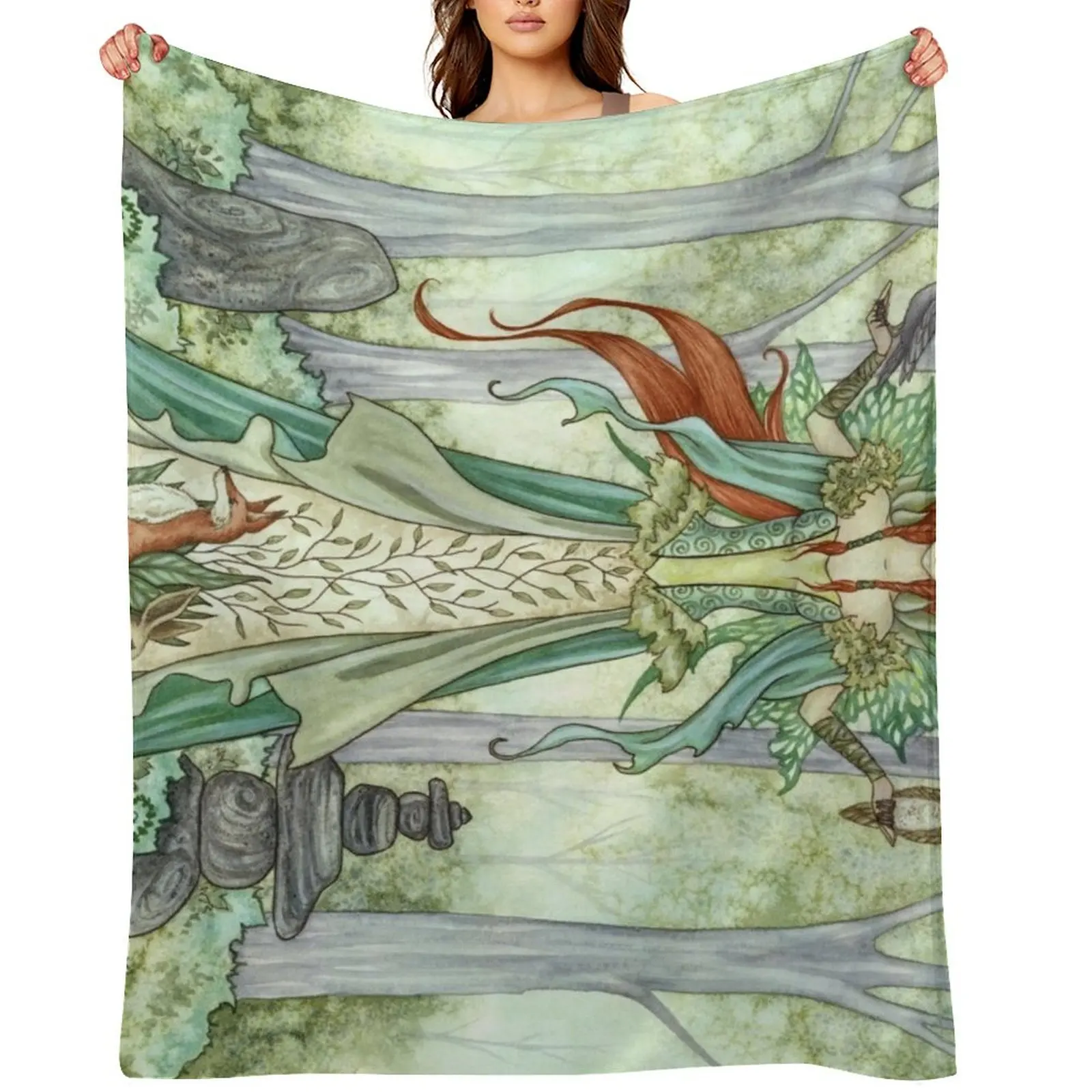 

The Caretaker Throw Blanket Luxury Weighted Thermal Picnic Blankets
