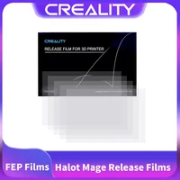 Creality 5 uds película FEP películas de liberación Halot Mage para HALOT MAGE/HALOT MAGE Pro otras impresoras 3D LCD SLA DLP de 10 pulgadas 286x198x0,15mm