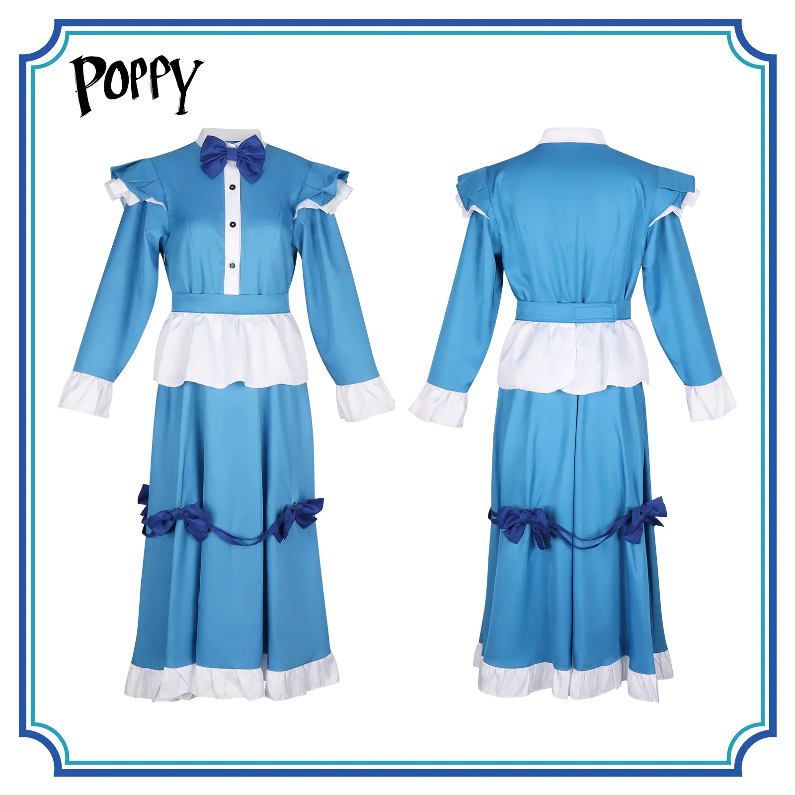 

Anime: Poppy's Game Time 4 Cosplay Costume - Red-haired Girl Poppy - Halloween Comic Exhibition Stage Performance Costume Set