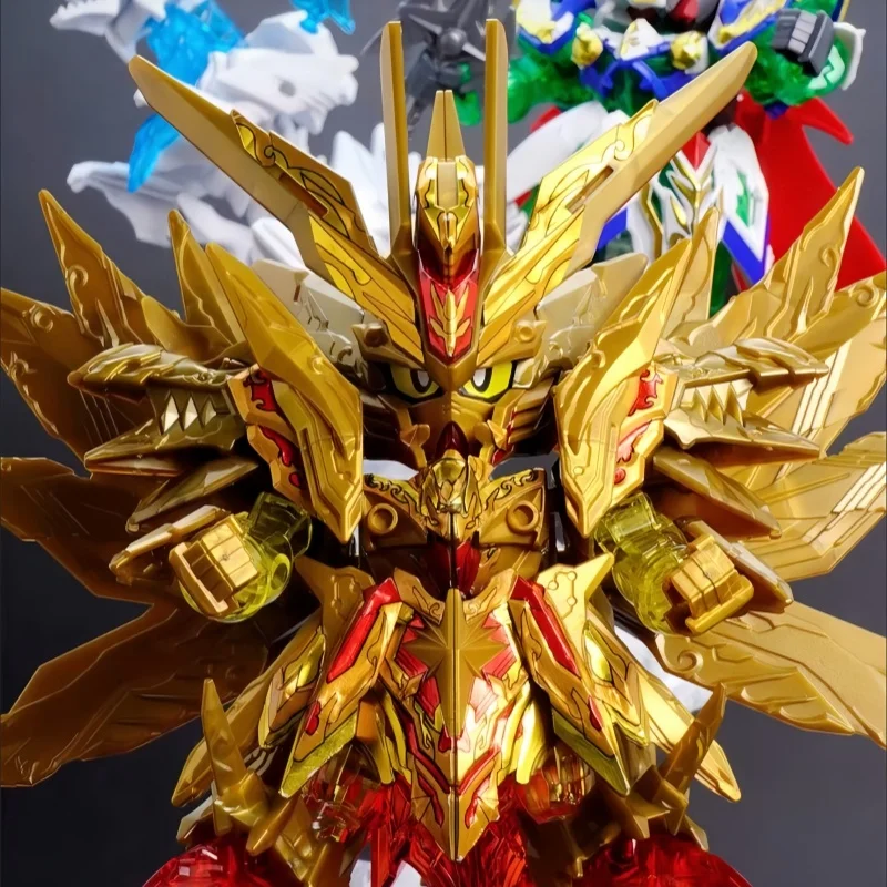 Bandai SD Gundam Bb Sdw Gundam World Heroes Transcendence Dragon Strike Freedom Versión Q, Modelo de Ensamblaje para Coleccionistas