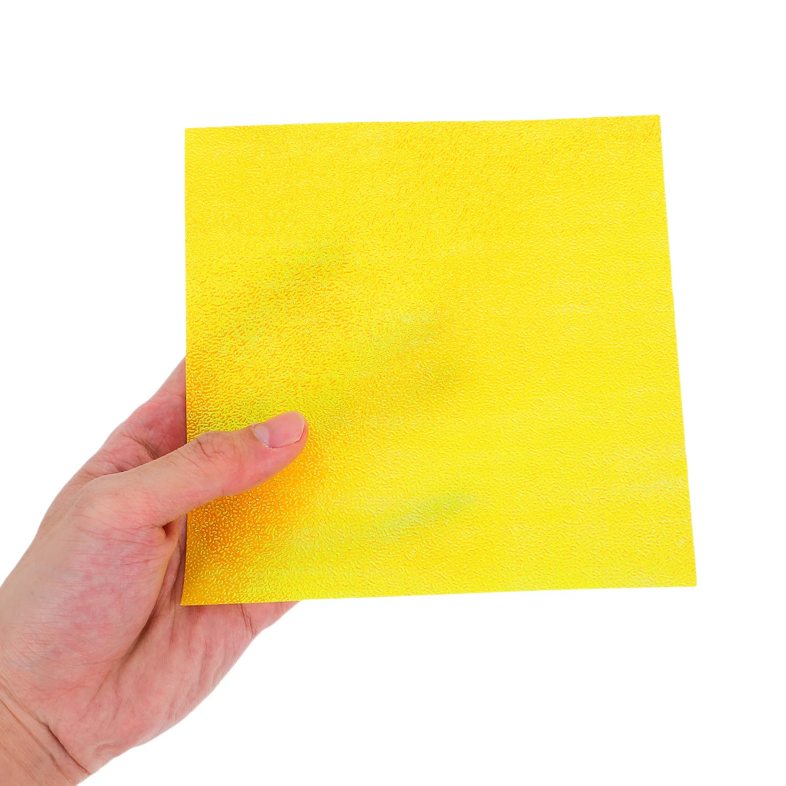 

50Pcs Iridescent Paper 15cm 10 Colors Colorful Folding Paper Easy to Use for Cutting Sticking Crafts Hand Craft Sheets