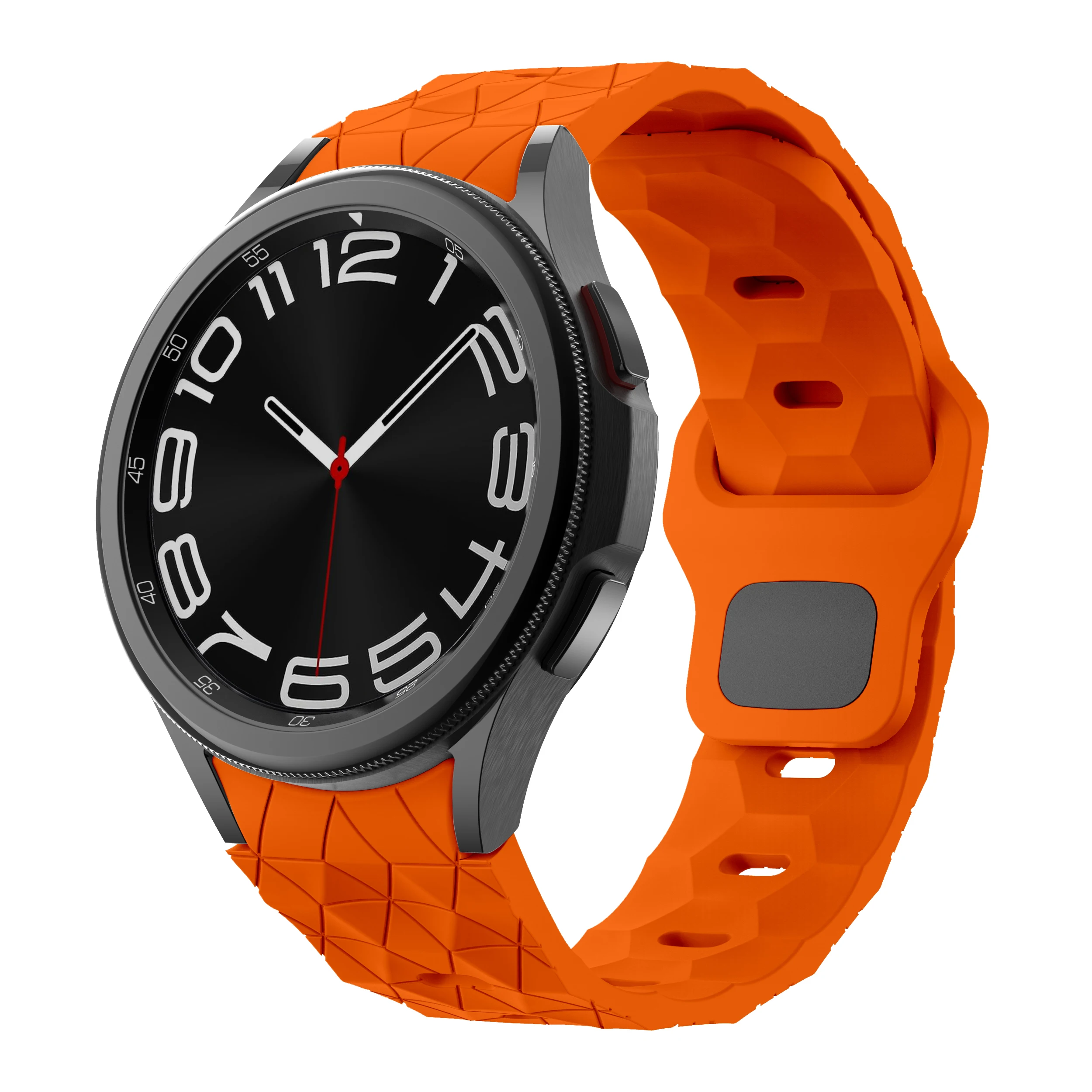 soft Silicone Strap For Samsung Galaxy Watch 7/6/5/4 40mm 44mm Football Pattern Bracelet band Watch 6/4 Classic 47mm 46mm belt image 2