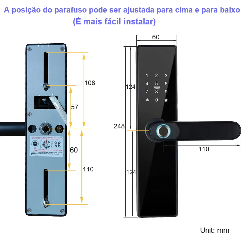 RAYKUpunH4-Serrure de porte électronique intelligente TT, Bluetooth, empreinte digitale, mot de passe, carte IC, clé pour maison intelligente