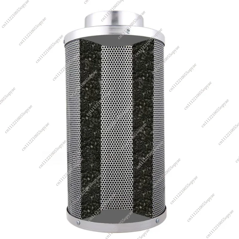 4-inch, 6-inch, 8-inch Greenhouse Plant Tent Pipeline Cylindrical Activated Carbon Air Filter Purifier