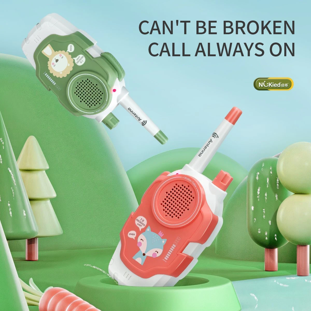 Walkie-talkie mobile phone outdoor cute toy children parent-child intercom machine cartoon boys and girls educational toy gift