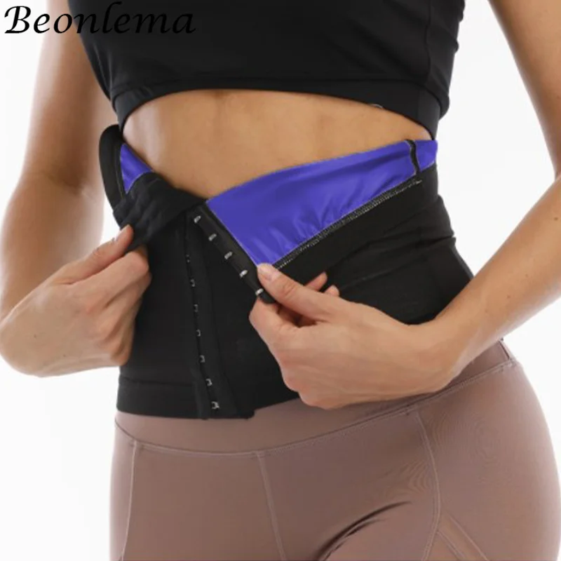 Beonlema Women Shapewear Sauna Sweat Slimming Belt Abdomen Reducing Girdles Woman Burn Fat Waist Trainer Corset