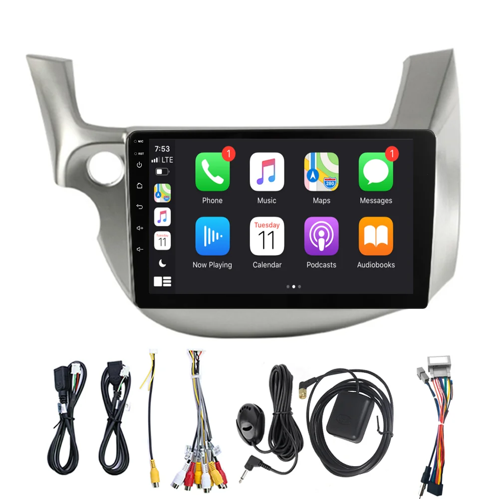 

2 din 8Core Android 13 Car Radio For HONDA FIT JAZZ 2008-2013 Multimedia Video Player Mirror Connection Split Screen Head unit