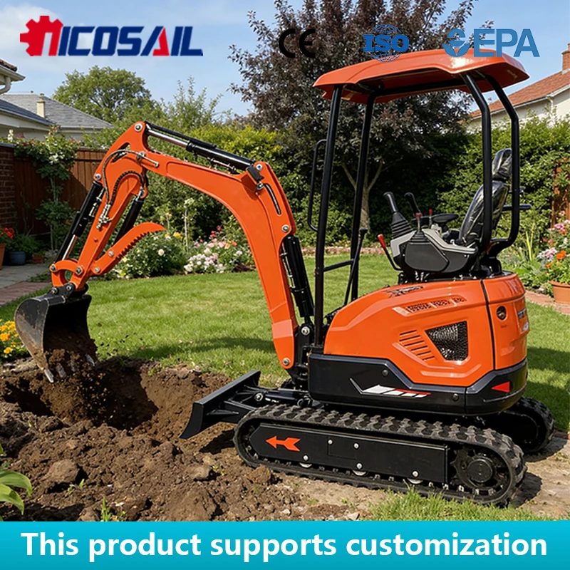 

1.8ton Mini Excavator With Adjustable Track Width Portable Compact Design For Backyard And Limited Space Work