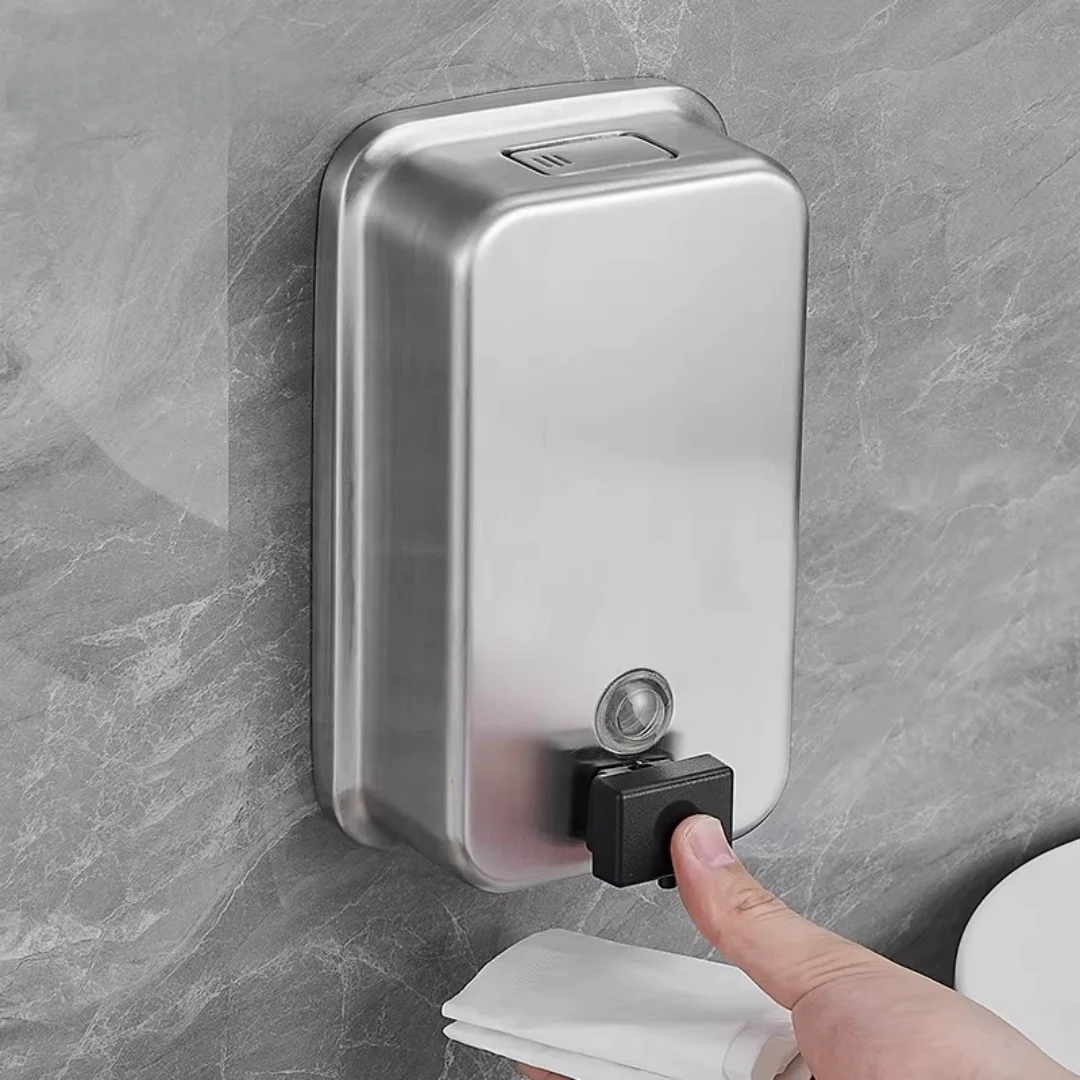 

1200 Ml Nickel Soap Dispenser Stainless Steel bathroom Hand Liquid Soap Dispenser/kitchen soap dispenser 304 SS Shampoo bottles