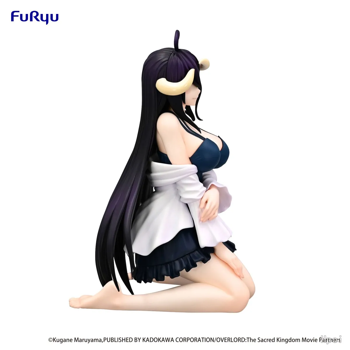 Anime 12cm Overlord Albedo Loungewear figurine bouchon de nouilles Figure nouveau pyjama tenue PVC Collection modèle poupée jouets
