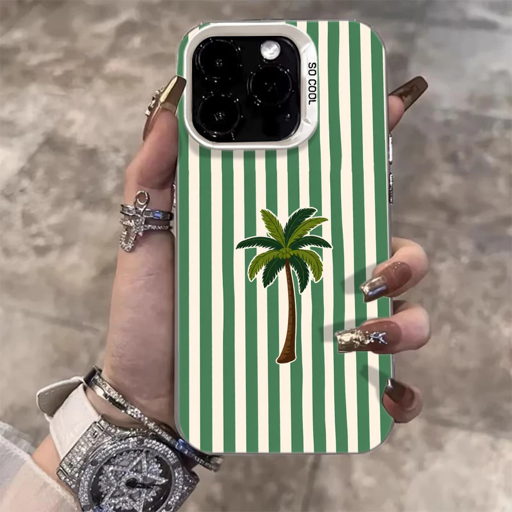 Niedliche grüne karierte lustige Hülle für iPhone 15 Pro Max Hüllen iPhone 17 11 12 13 ProMax 14 15 16 Plus 8 XS XR Stoßfeste TPU IMD Coque – Detail 12