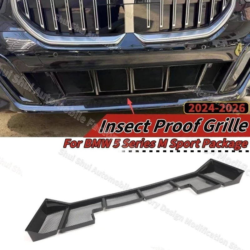 

For BMW 5 Series M Sport Package 2024 2025 2026 Insect Proof Grille Guard Protector Cover Kits External Decoration Accessories