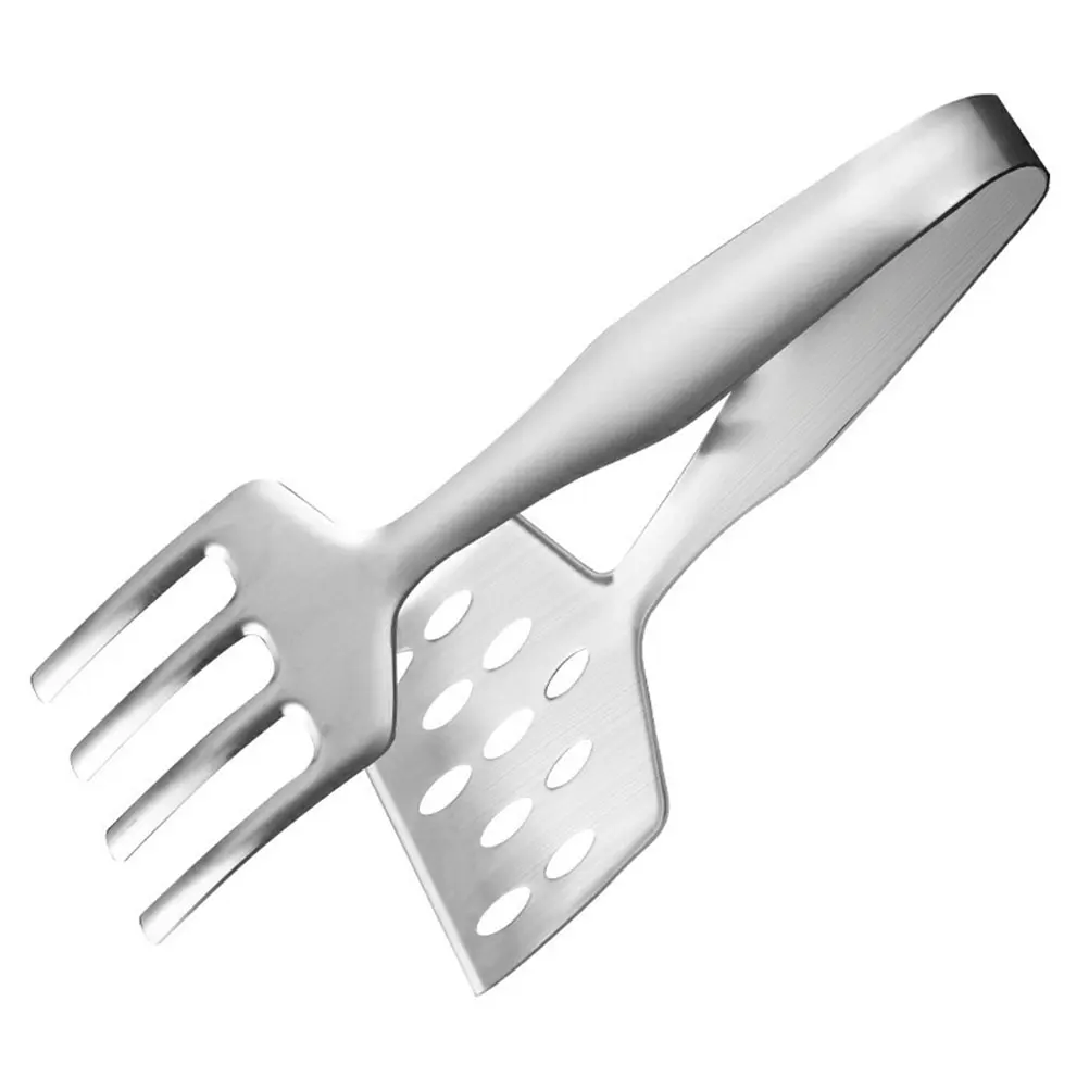 

Stainless Steel Food Tong Kitchen Serving Clip BBQ Tool Steak Tong Multi-functional Gripper For Restaurant Use