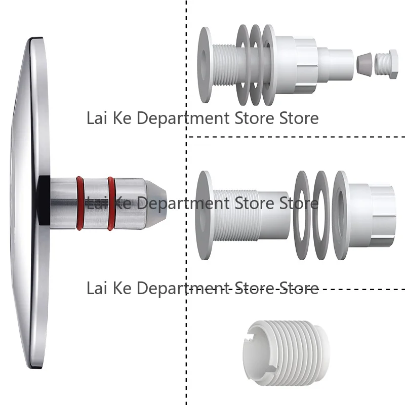 Full Encapsulated RGB Swimming Pool Light, Mini Ultra Thin Stainless Steel DC12V IP68 Submersible Lamp With PE Pre-buried Casing