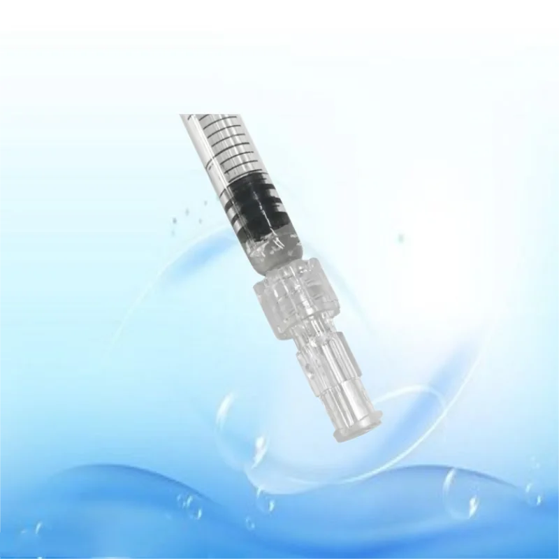 50 stücke Doppel Gewinde Luer Lock Adapter Einweg Sterile Paket Transparent Kunststoff Pneumatische Teil Zwei-weg Transfer