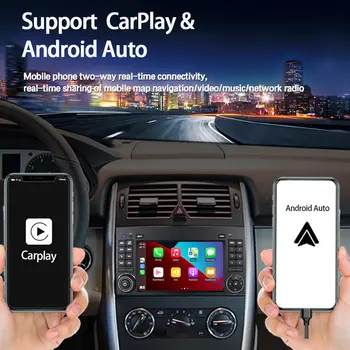 LELV pro Mercedes Benz B200 W245 W169 W639 Autorádio Multimediální Video Android Autorádio Přehrávač GPS Navigace Auto Carplay 8 nejlepší prodej Multimédia Mercedes W169 - №2