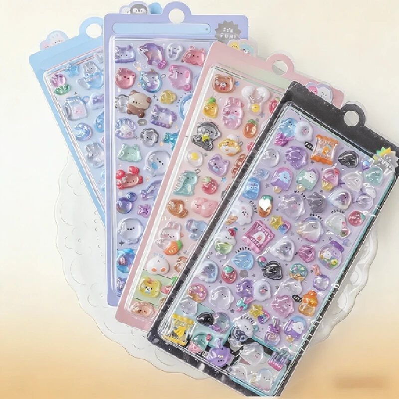 

3d плавающие наклейки для девочек и детей, награды, украшенные маленькими узорами, наклейки «сделай сам», декоративные игрушки для мобильных телефонов