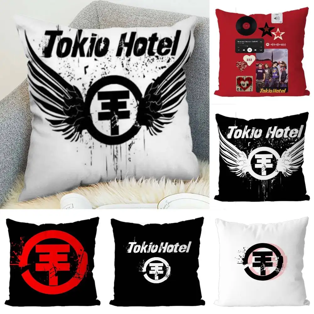 

Tokio Hotel Pillow Case Luxury Double-sided For Car Pillows 45x45 Cushions Cover Home And Decoration Sofa Pillowcase 50x50