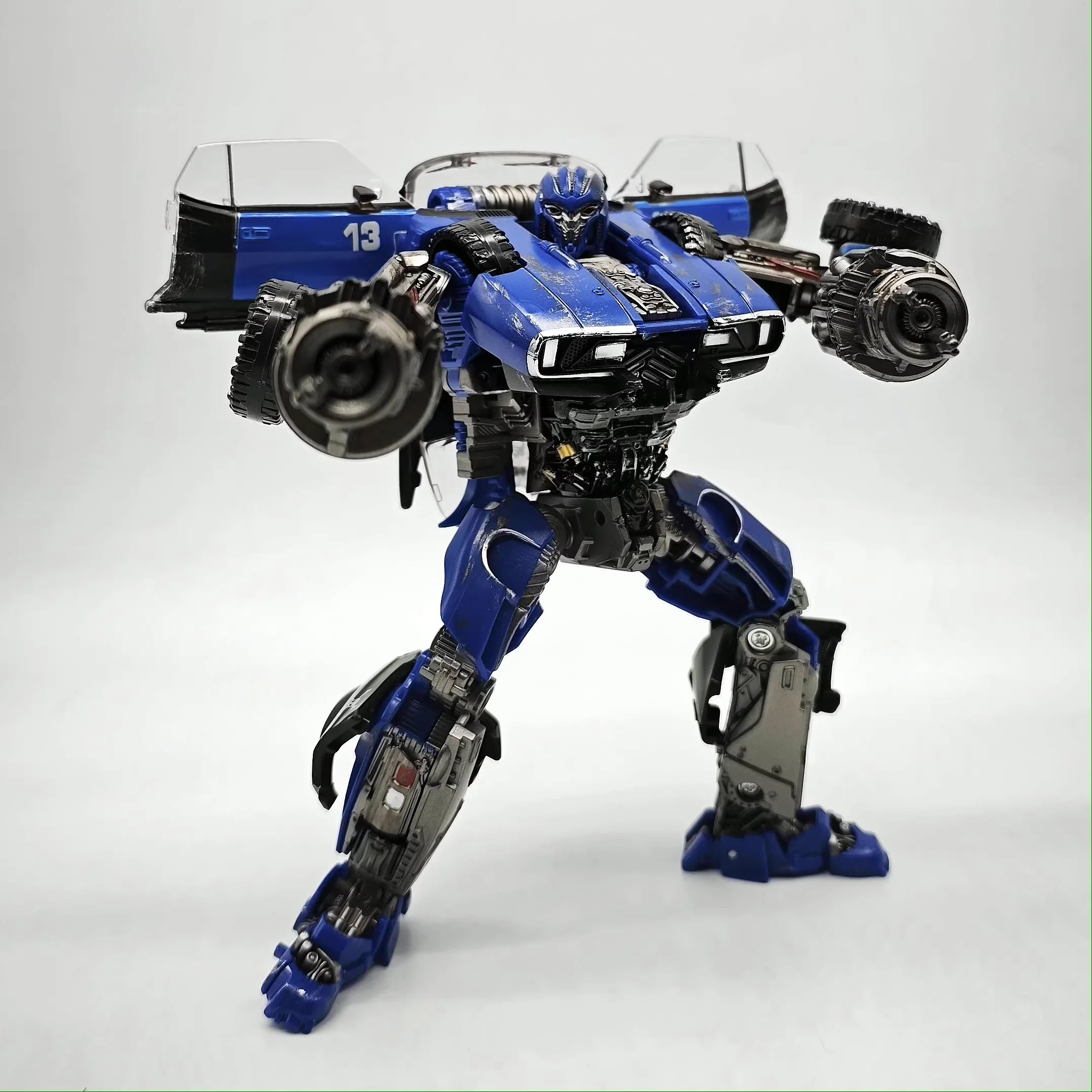 【IN STOCK】 BAIWEI TW-1033 TW1033 Dropkick Blue Warrior KO SS46 Action Figure Transformation Robot 15.5cm