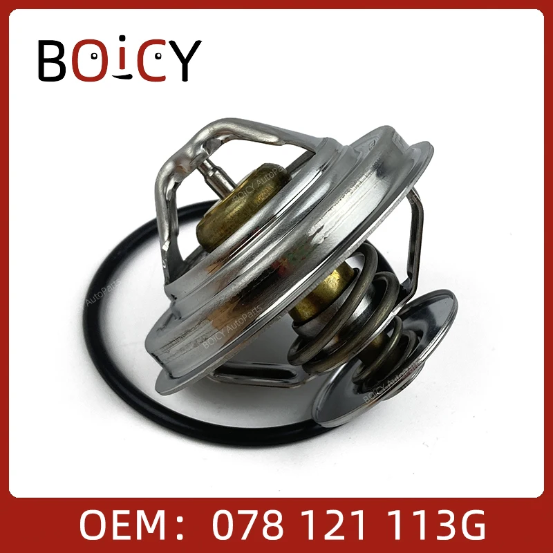 BOICY Engine Coolant Thermostat for 2.8 2.8 VW Passat Audi A4/S4 Cabrio./qu A6/S6 Avant quattro A8/S8 078121113G 078121113H