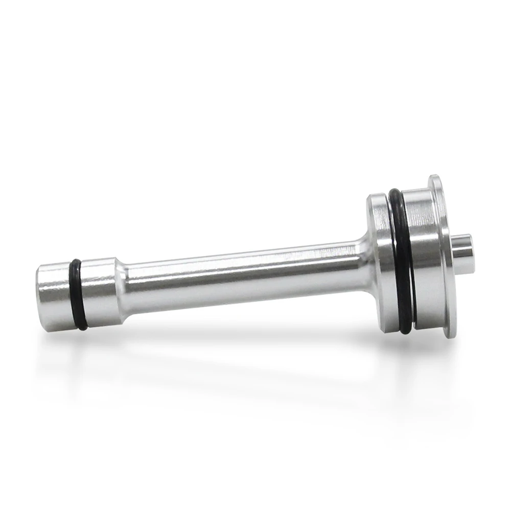 Transmission Cooler Barbell For GM 6L80 / 90 and 8L90 Thermostat Bypass Plug With Buna O-Rings CNC Machined Aluminum
