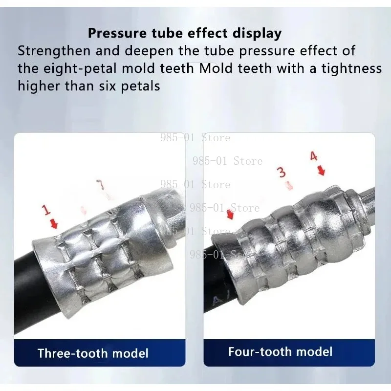 Hydraulic Crimping Tool for Air Conditioning Hose Pipe Head New Clamshell Car Pipe Crimping Machine