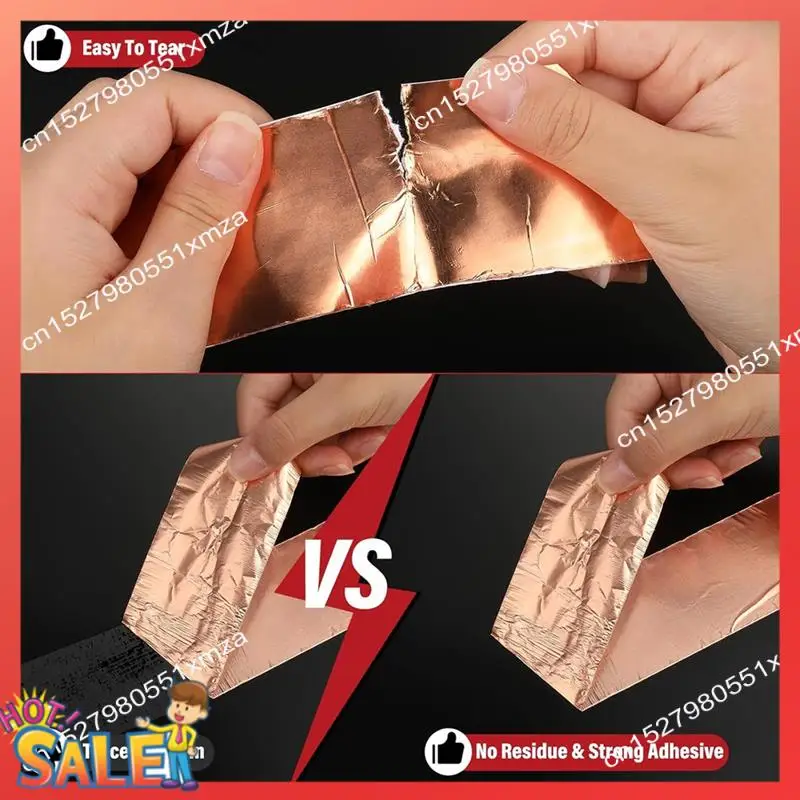 ABCL Copper Tape, Copper Foil Tape, Copper Tape Conductive Adhesive, Copper Foil Tape For Stained Glass Guitar