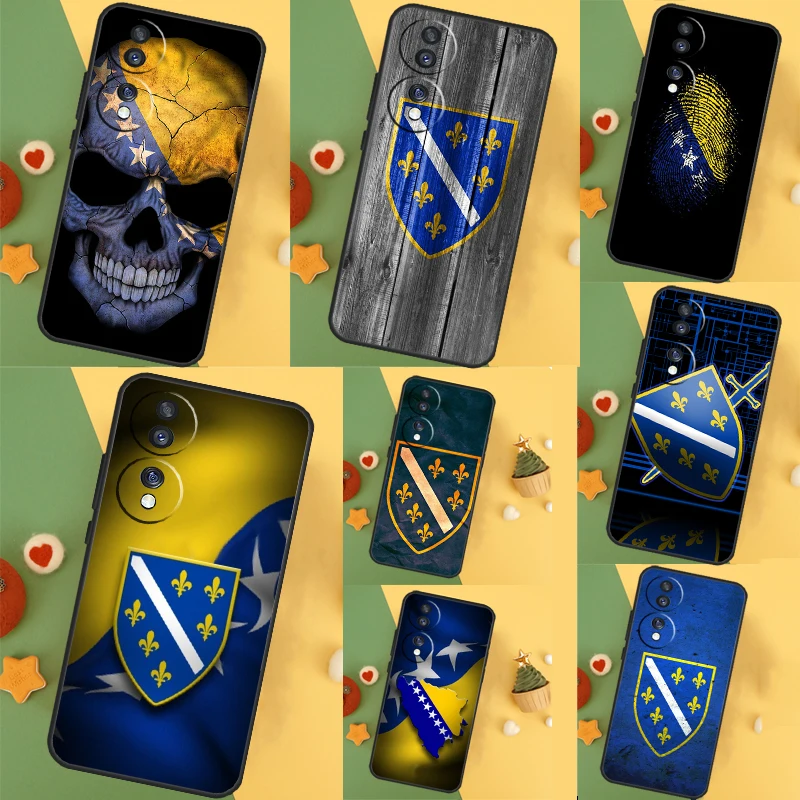  Bosnia and Herzegovina Flag Case For Honor X8b X9b X8a X9a X7a X6a X7 X8 X9 Honor 70 50 10 90 Lite Magic 6 5 Pro Cover