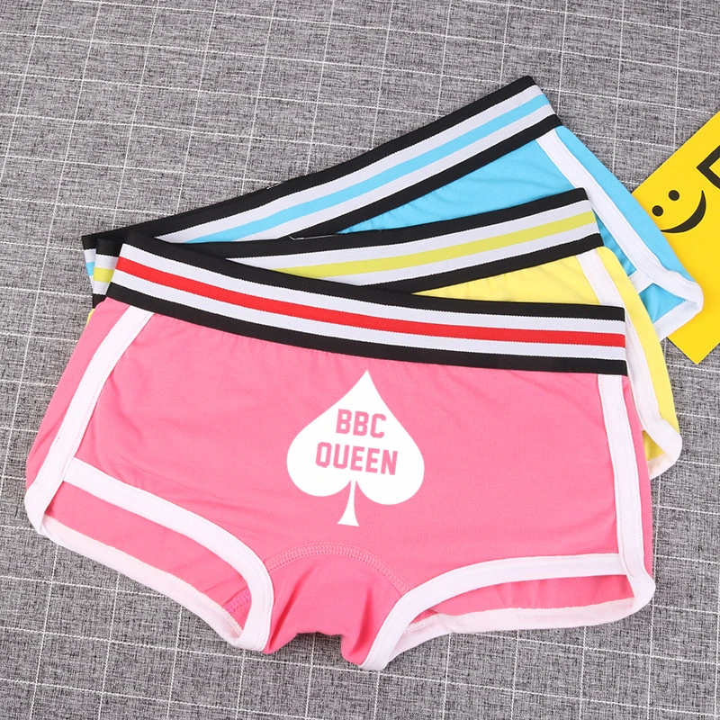 BBCQUEEN Queen of Spades Sexy Underwear Boy Shorts Underwear for Women Women\'s Boxer Pants Cotton Underwear Comfortable Short