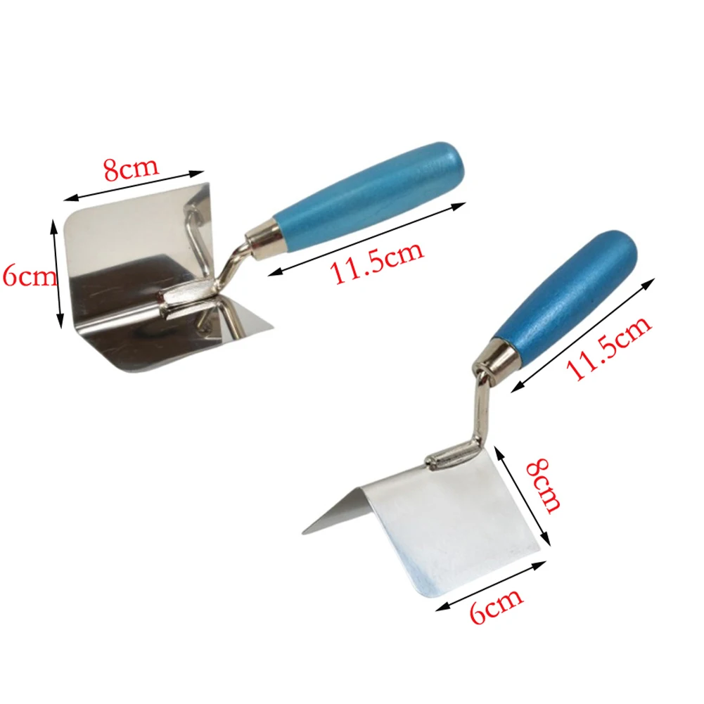 Corner Angle Trowel Stainless Steel Plastering Tool For Scraping Mudding Drywall Plastering Finishing Tool  Plastering Board