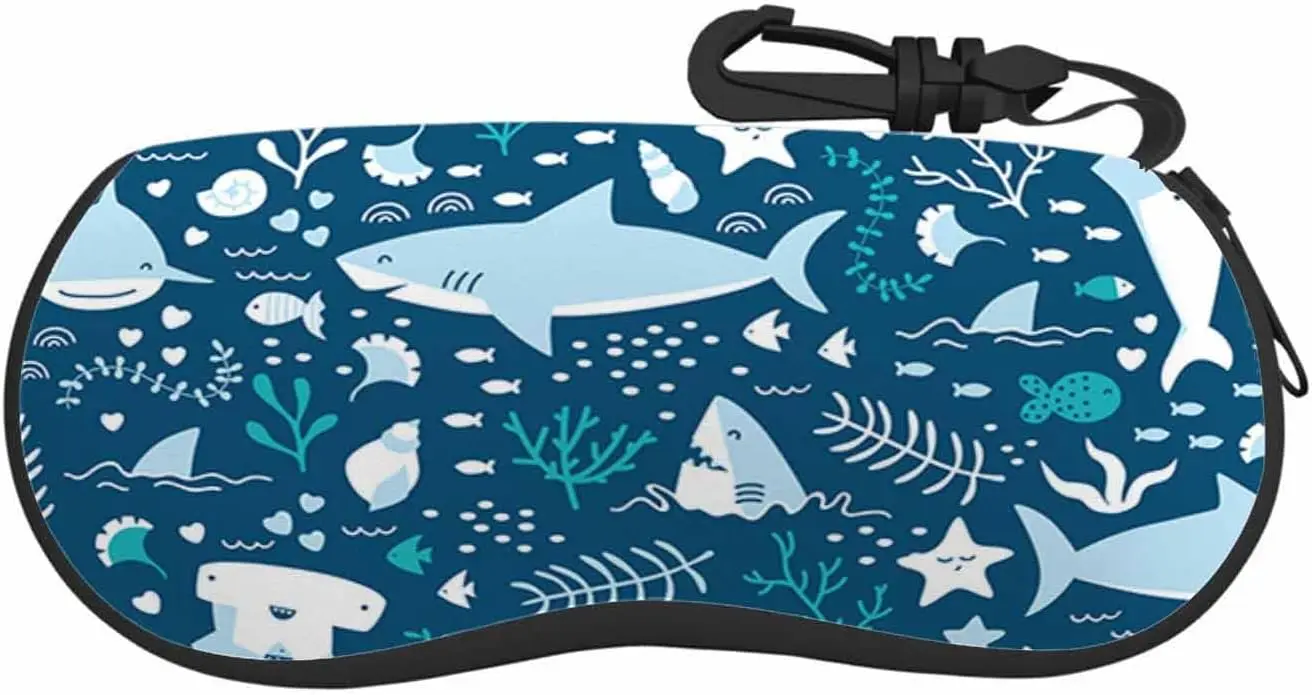 

Eyeglasses Case Red Pink Rose Ultra Light Neoprene Sunglasses Case With Belt Clip,Soft Reading Glasses Case Women Men