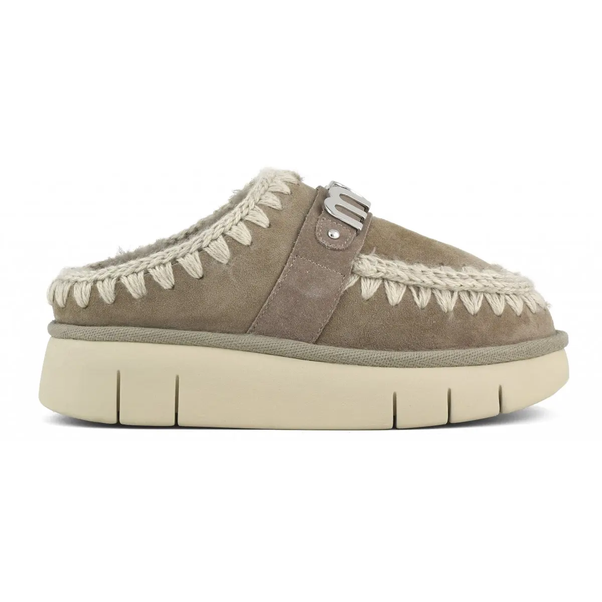 

women winter slippers eskimo bounce clog original sheepskin flats 5cm platform ladies shoes