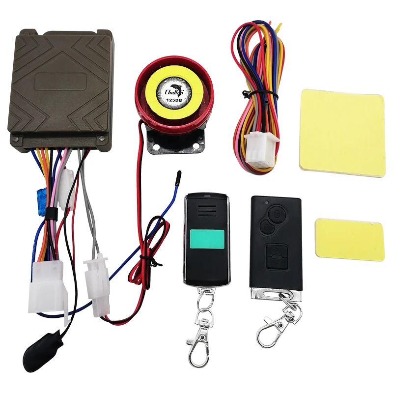 Motorcycle Burglar Alarm Universal Accessories Remote Control Engine One Key Start One-way Anti-theft Metal Remote Control