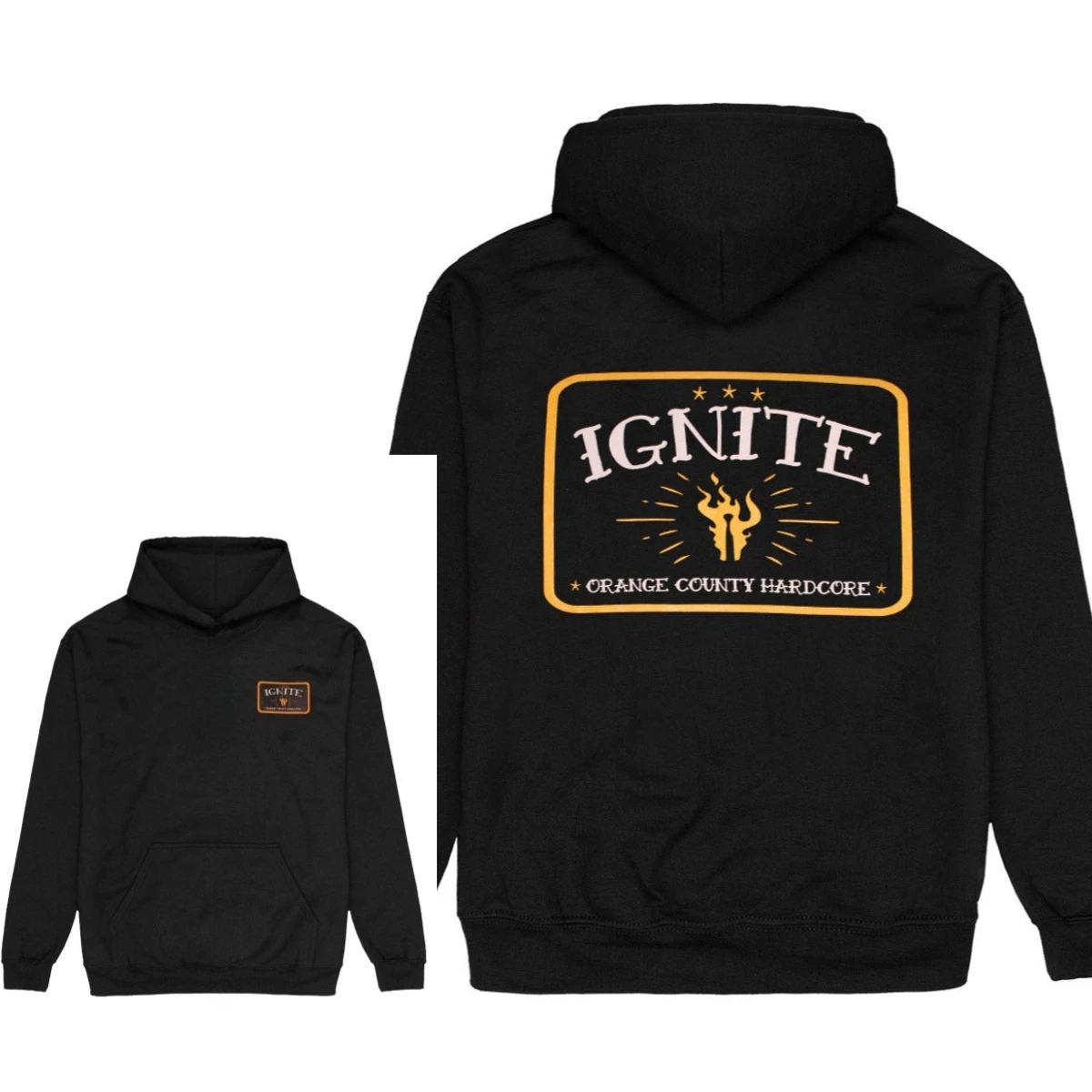 

Худи с принтом группы Hot Ignite в ретро-стиле, унисекс, для осени и зимы