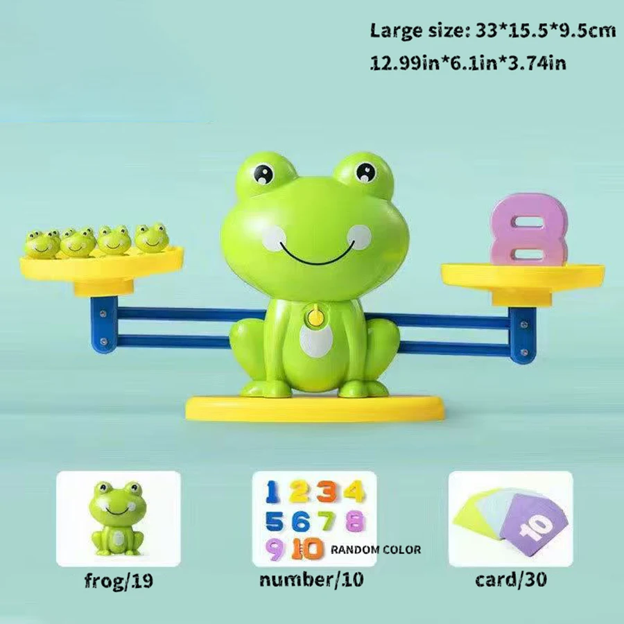 Mathematische Intelligenz Mathe Spielzeug Lustige Frosch Skala Kinder Frühe Bildung Spielzeug Addition Subtraktion Balance Aufklärung