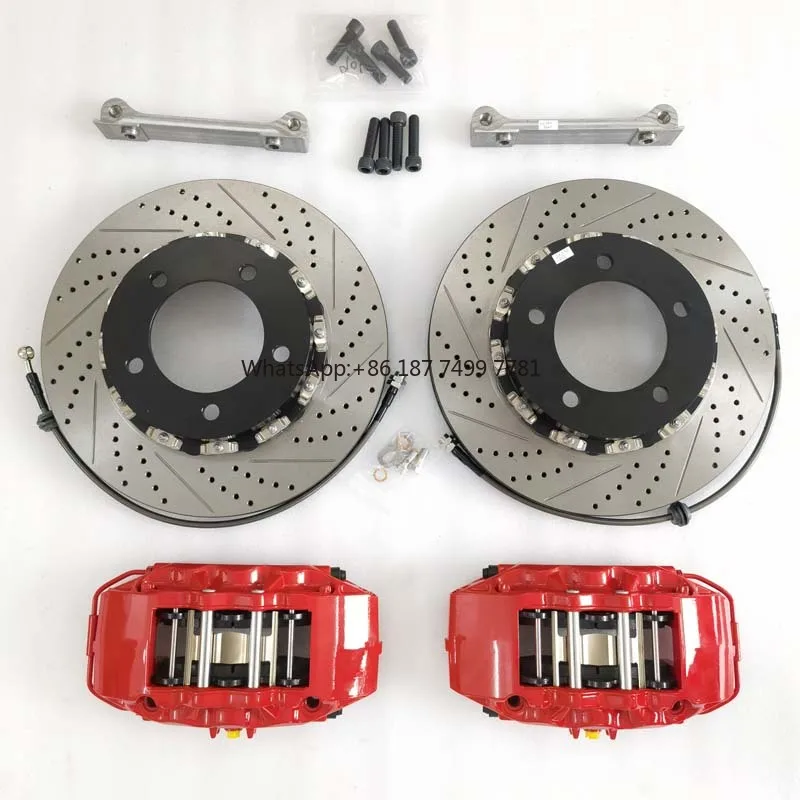 

High Performance Racing 6 Piston Brake Calipers Big Brake Kit Custom Aluminum Front Kit Car Gt500 Tray Fiat Abarth 500 Parts